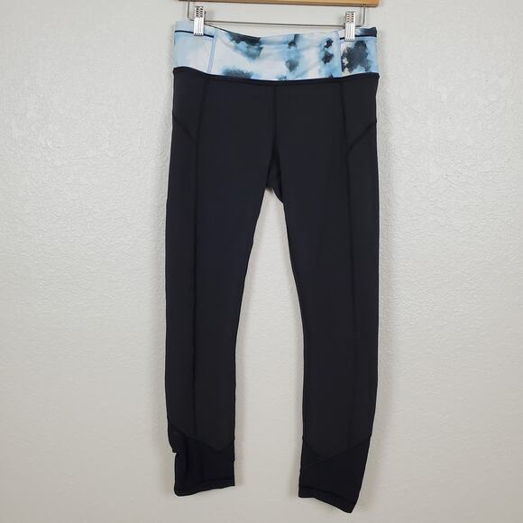 lululemon athletica Pants - Lululemon Leggings Womens Size 6 Pace Queen Blooming Pixie Aquamarine Yoga Run